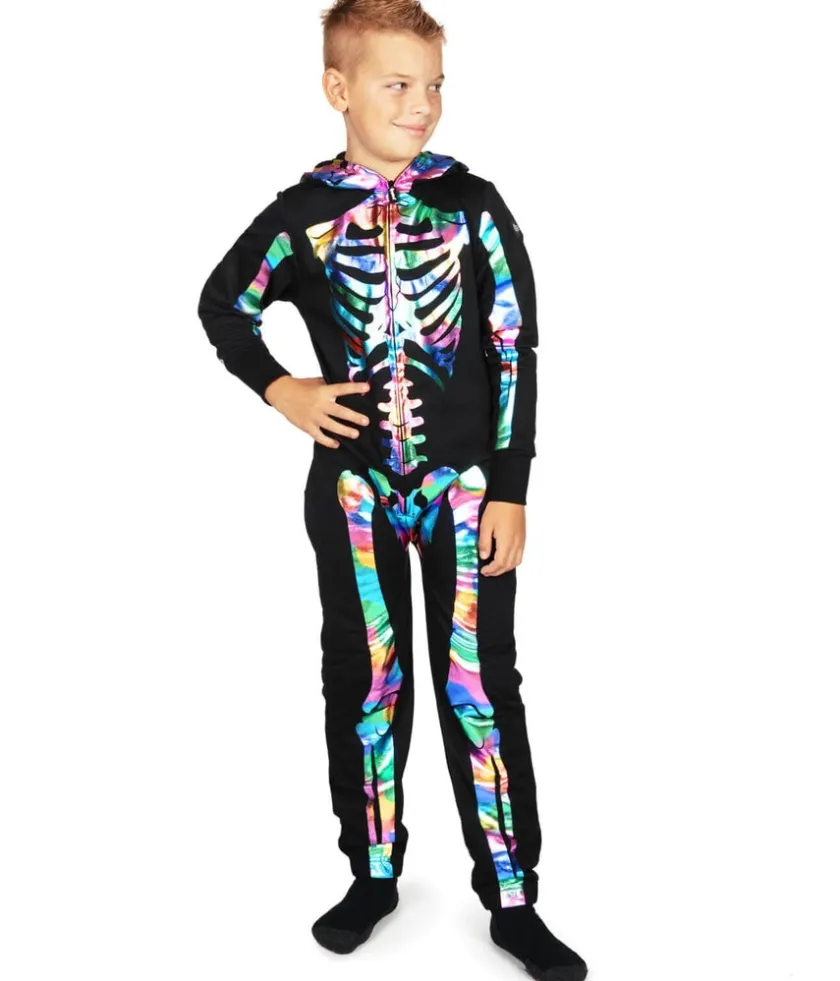 Tipsy Elves Boy's Iridescent Skeleton Costume Online