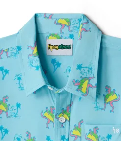 Tipsy Elves Boy's Tacosaurus Hawaiian Shirt Outlet