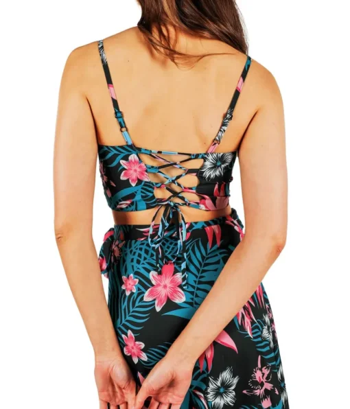 Tipsy Elves Breezy Botanics 2-Piece Maxi Dress Hot