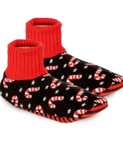 Tipsy Elves Candy Cane Lane Slipper Socks Online