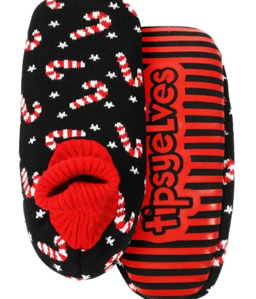 Tipsy Elves Candy Cane Lane Slipper Socks Online