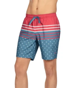 Tipsy Elves Freedom's Calling Stretch Swim Trunks - 7.5