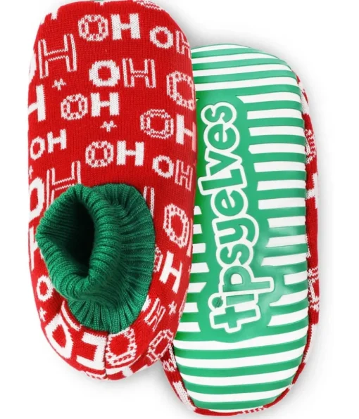 Tipsy Elves Ho Ho Ho Slipper Socks Clearance