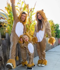 Tipsy Elves Matching Lion Family Costumes