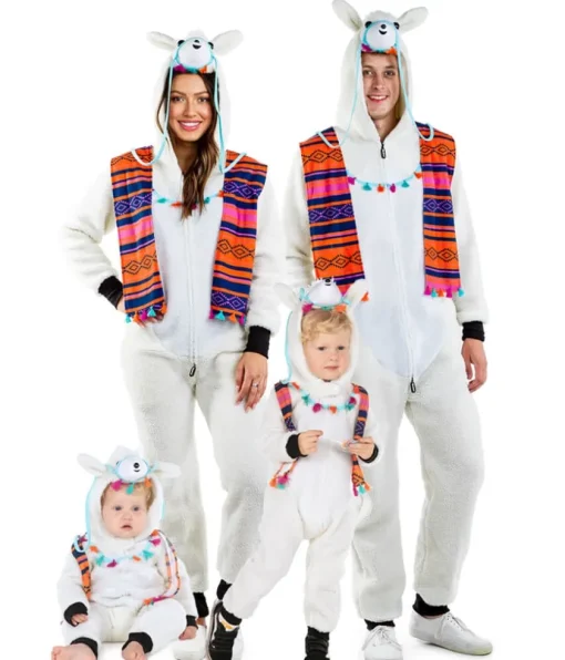 Tipsy Elves Matching Llama Family Costumes Outlet