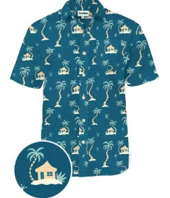 Tipsy Elves Men's Beach House Hawaiian Shirt Outlet