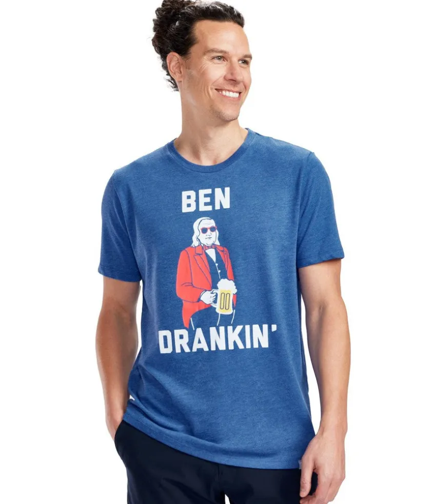 Tipsy Elves Men's Ben Drankin' Tee New