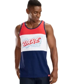 Tipsy Elves Men's Declaration of DARE Tank Top (Blue)