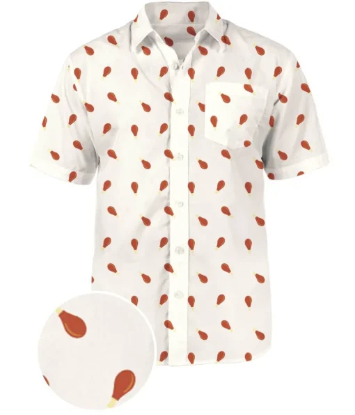 Tipsy Elves Men's Drumstick Button Down Shirt Sale