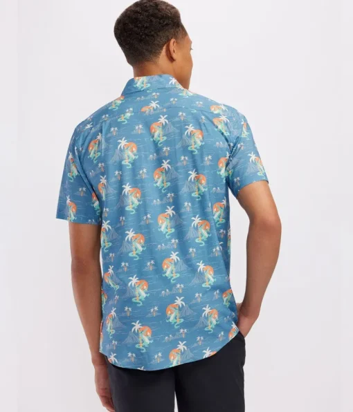 Tipsy Elves Men's Gator Flavor Hawaiian Shirt Sale