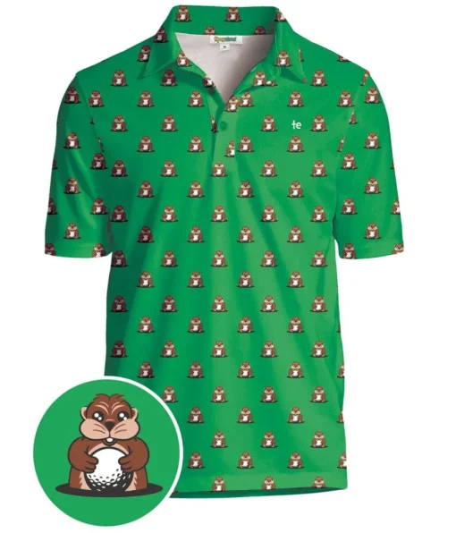 Tipsy Elves Men's Golpher Golf Polo New