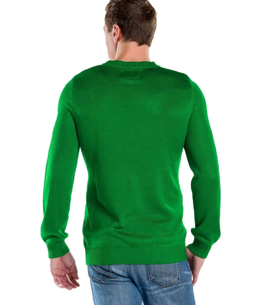 Tipsy Elves Men's Happy Birthday Jesus Ugly Christmas Sweater Outlet