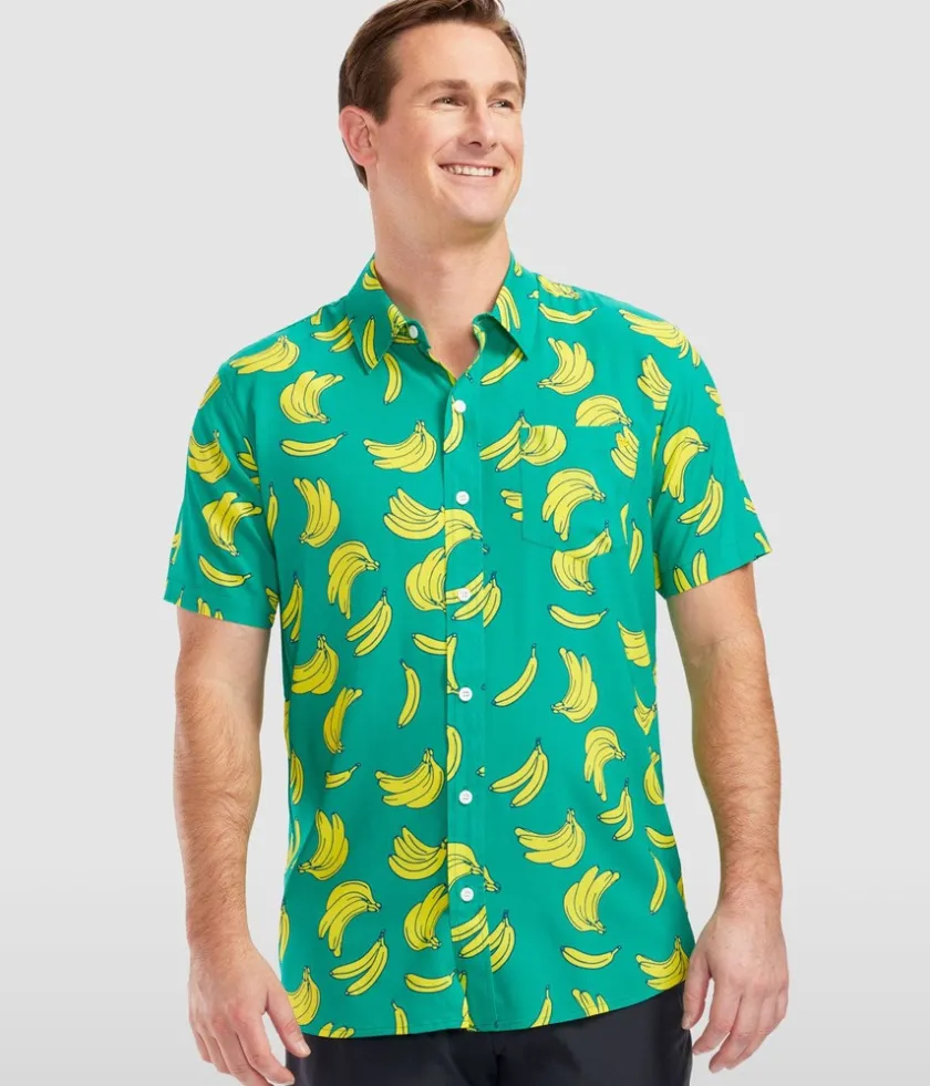 Tipsy Elves Men's Havana Banana Hawaiian Shirt Discount
