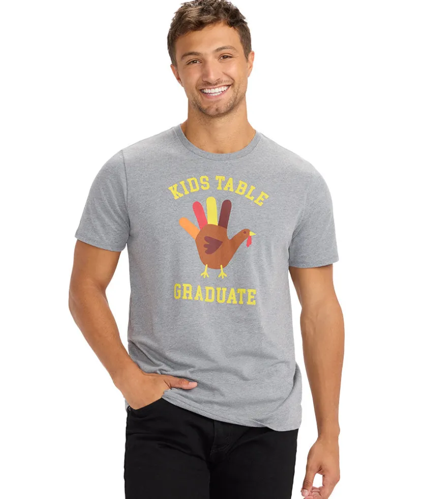 Tipsy Elves Men's Kids Table Graduate Tee Clearance