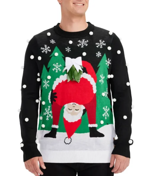 Tipsy Elves Men's Mistletease Ugly Christmas Sweater Discount