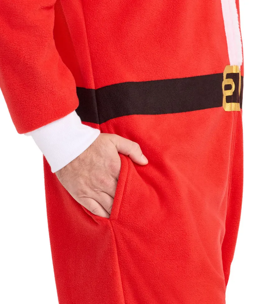 Tipsy Elves Men's Santa Jumpsuit With Fur Online