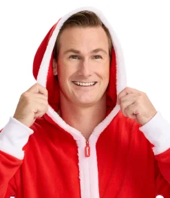 Tipsy Elves Men's Santa Jumpsuit With Fur Online
