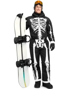 Tipsy Elves Men's Skeleton Ski Suit Clearance