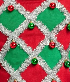 Tipsy Elves Men's Tacky Tinsel Ugly Christmas Sweater