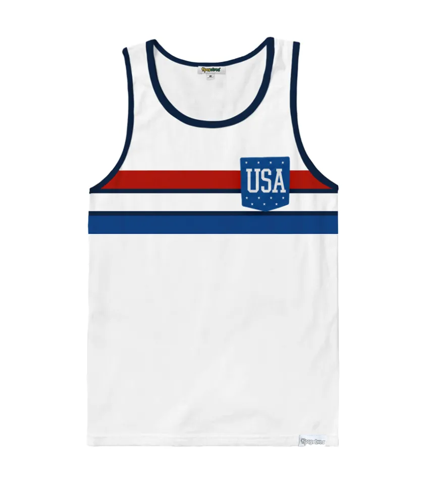 Tipsy Elves Men's Team USA Tank Top Outlet