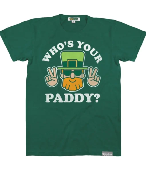 Tipsy Elves Men's Who's Your Paddy Tee Clearance