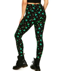 Tipsy Elves Metallic Cluster High Waisted Leggings Clearance