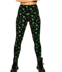 Tipsy Elves Metallic Cluster High Waisted Leggings Clearance