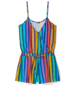 Tipsy Elves Rainbow Blast Striped Romper Sale