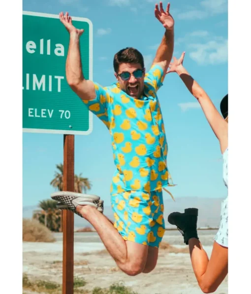 Tipsy Elves Rubber Ducky Stretch Swim Trunks - 7.5" Inseam Best