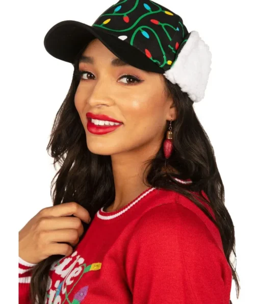 Tipsy Elves String of Christmas Lights Hat