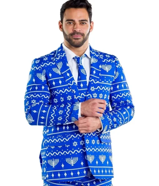 Tipsy Elves The Lit Menorah Blazer w/ Tie Hot