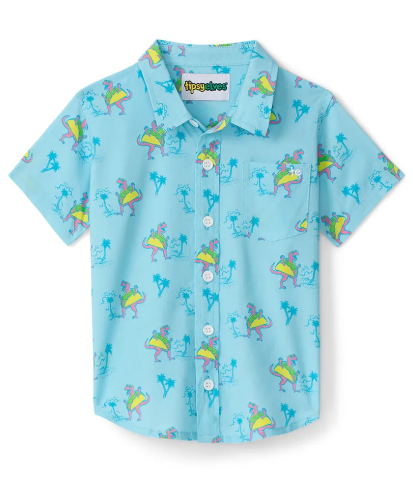 Tipsy Elves Toddler Boy's Tacosaurus Hawaiian Shirt Online