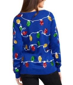 Tipsy Elves Women's Christmas Lights Ugly Christmas Sweater Outlet