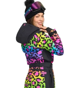 Tipsy Elves Women's 90's Leopard Snow Suit Hot