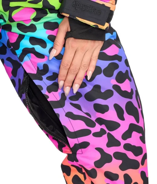 Tipsy Elves Women's 90's Leopard Snow Suit Hot