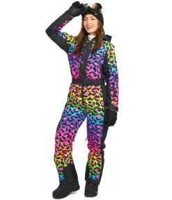 Tipsy Elves Women's 90's Leopard Snow Suit Hot